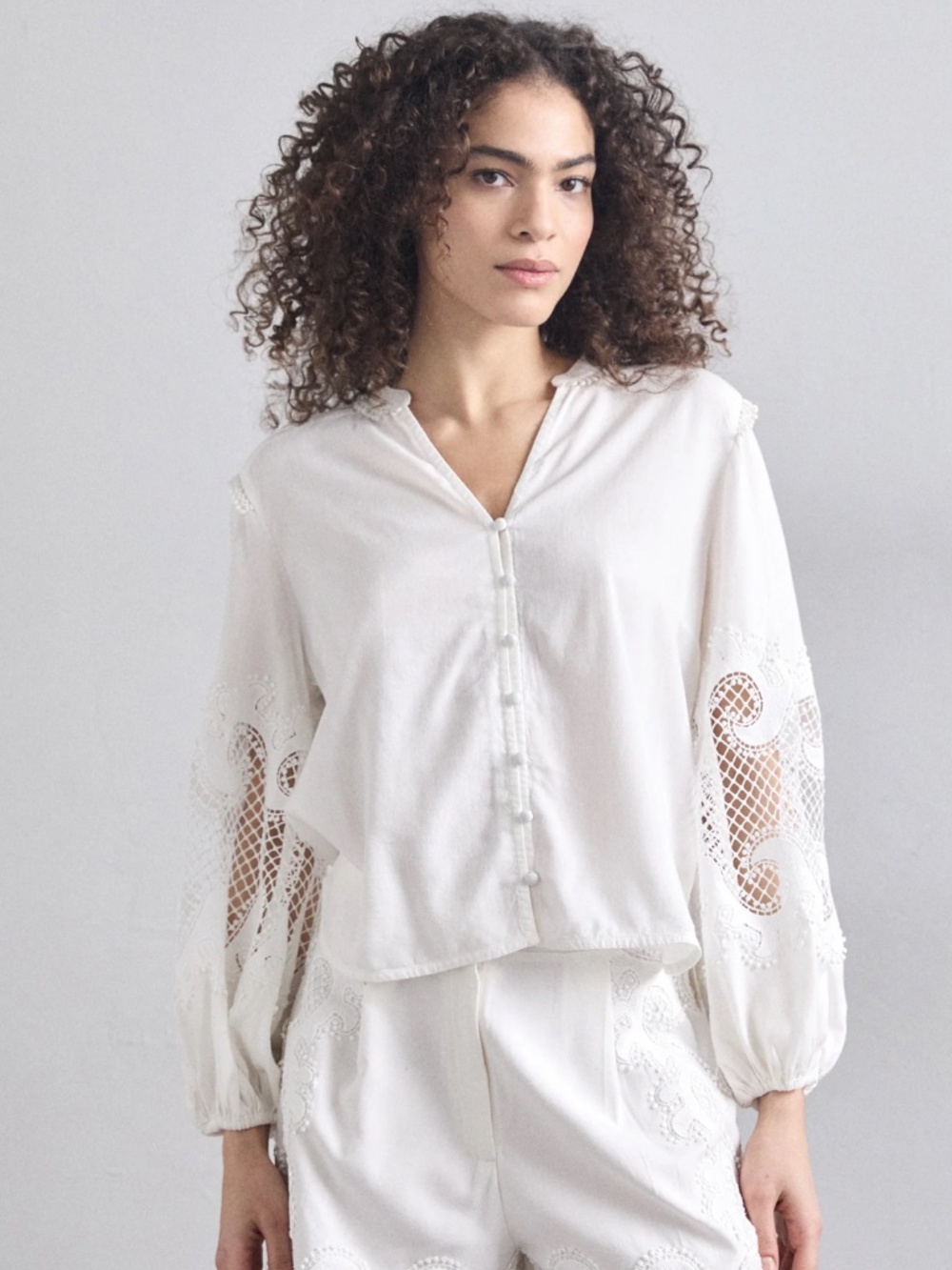 Ciolela Embroidered Blouse